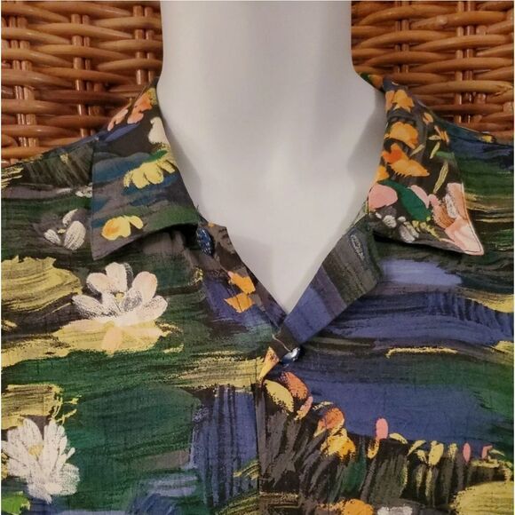 Vtg. Jams World Monet Shirt Pant Set L - Picture 3 of 12